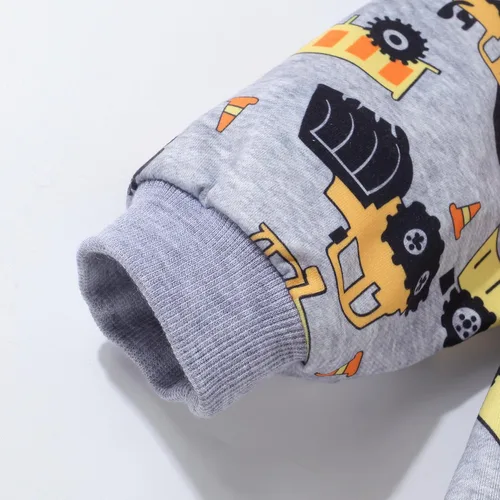 Miniatura 7 de Popshion - Sudaderas de dinosaurios para niños, pulóveres deportivos de caricaturas de manga larga, tallas 1-7T