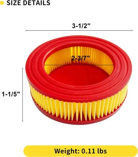 Miniatura 3 de 951-14628 Reemplazo del filtro de aire compatible con cortacésped, 751-14628 Reemplazo del filtro de aire de papel para MTD, Cub Cad et, Troy-B