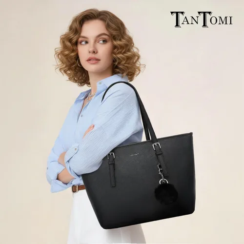 Miniatura 2 de TANTOMI Tote Bags for Women, Handbags and Womens Purses Shoulder Purse Set for Travel Work