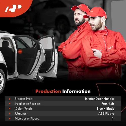 Miniatura 2 de A-Premium Manija de puerta interior delantera izquierda del lado del conductor compatible con Toyota Tundra 2000-2006 Pastilla de cabina