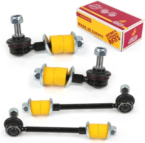 Metrix Premium Chassis Parts GDX - Juego de 4 barras estabilizadoras delanteras y traseras para Nissan NX 1991-1993, Nissan Sentra 1991-1994,