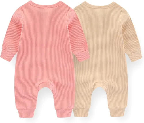 Miniatura 36 de ZAV Mono de manga larga unisex para bebé, niño y niña, 2