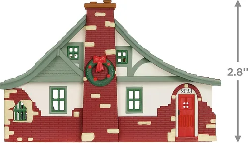 Miniatura 5 de Hallmark Keepsake Adorno de Navidad 2023, casas y tiendas nostálgicas tradicionales Tudor 2023, regalos para ella