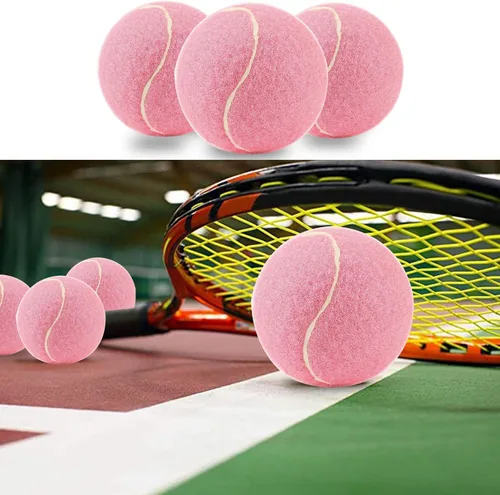 Miniatura 5 de URBEST Pelota de tenis, 12 paquetes de pelotas de tenis de entrenamiento, pelotas de práctica para jugadores novatos, pelotas de juego para perros