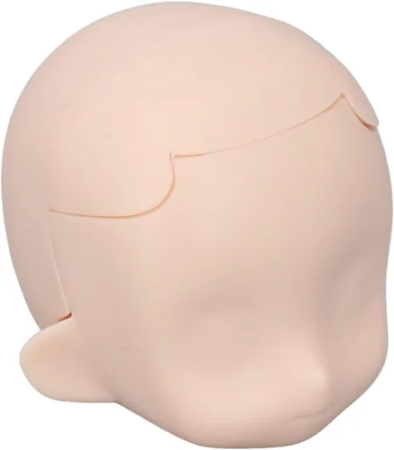 Miniatura 10 de Cabeza de muñeca en blanco, reemplazo de exquisita bola articulada de silicona para muñeca articulada de 1/12 bola para adultos (blanco normal)