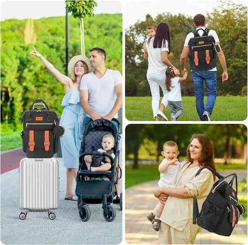 Miniatura 8 de PIIOSER Mochila para extractor de leche compatible con Spectra S1/S2, bolsa de bombeo manos libres con enfriador para madres trabajadoras, mochila