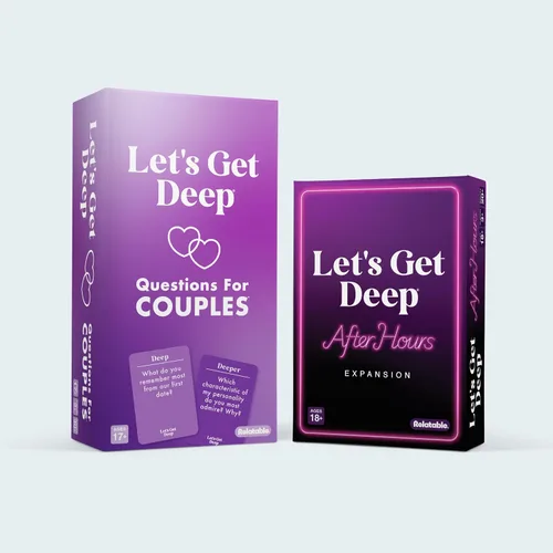Miniatura 4 de What Do You Meme? - Let's Get Deep: Paquete de expansión After Dark de Relatable, para añadir a Let's Get Deep Core, ideal para regalos de parejas