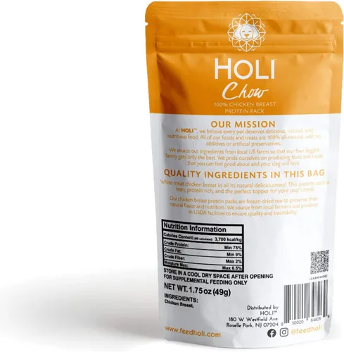 Miniatura 6 de HOLI Alimento para perros liofilizado - Paquete de 3 unidades de 2 onzas (hígado de res, pechuga de pollo, salmón) Mezcla en potenciador de sabor