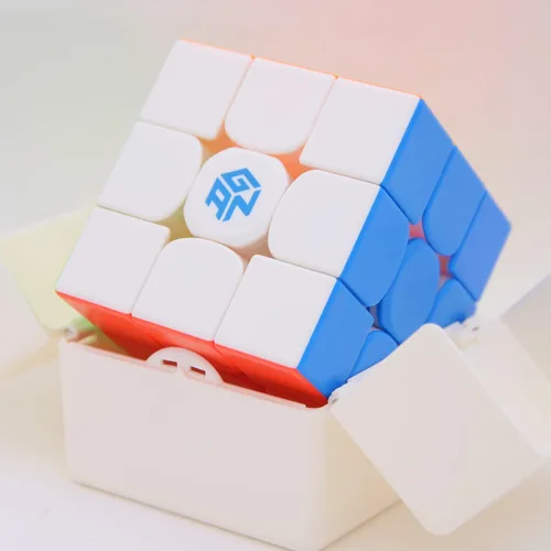 Miniatura 7 de Bukefuno GAN 11 M Pro 3x3 Velocidad magnética Magic Cube sin pegatinas GAN11M Pro 3x3x3 Puzzle Magic Cube (GAN11 M Pro Negro Frosted Kernel Version)