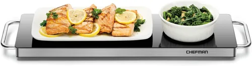Miniatura 5 de CHEFMAN Freidora de aire digital multifuncional+asador, deshidratador y elemento calefactor de placa de calentamiento eléctrica larga, comida