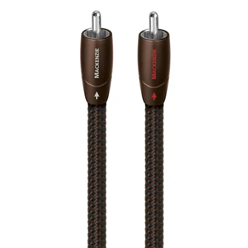 AudioQuest Mackenzie - Cable de audio RCA de 1.6 ft, color negro (RCA, RCA, 1.6 ft, negro)