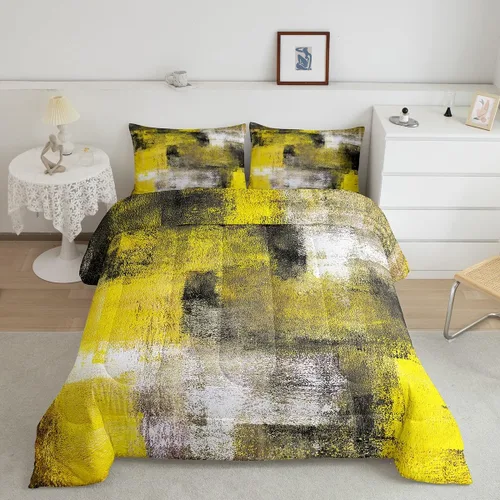 Miniatura 25 de Erosebridal Juego de ropa de cama turquesa tamaño individual para niños y niños, color verde azulado y gris degradado para niñas y adultos, relleno