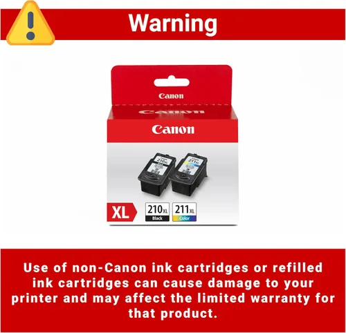 Miniatura 3 de Canon Paquete económico de tinta original PG-210 XL / CL-211 XL (2 cartuchos), compatible con MX320/330/340/350/410/420