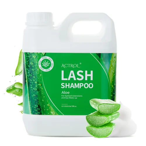 Miniatura 37 de ACTROL Limpiador de extensiones de pestañas Cherry Blossom 2L Natural Lash Extension Shampoo Professional Eyelid Foaming Cleanser Parabenos &