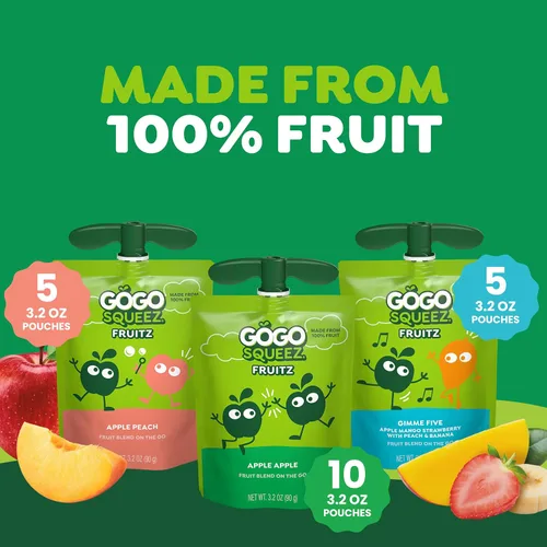 Miniatura 6 de GoGo SqueeZ - Puré de manzana para niños