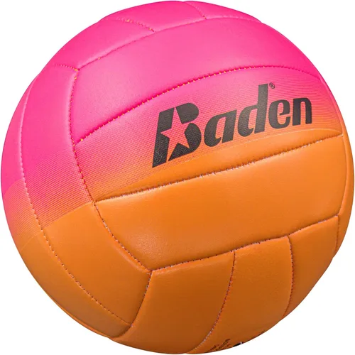Miniatura 5 de Baden Fun Design Official Size & Weight Indoor & Outdoor Volleyball Bright & Beachy! Soft Touch Synthetic Leather, Durable Stitching All Ages