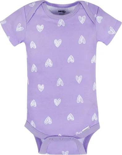 Miniatura 5 de Onesies Brand Paquete de 8 mamelucos de manga corta para bebé niñas