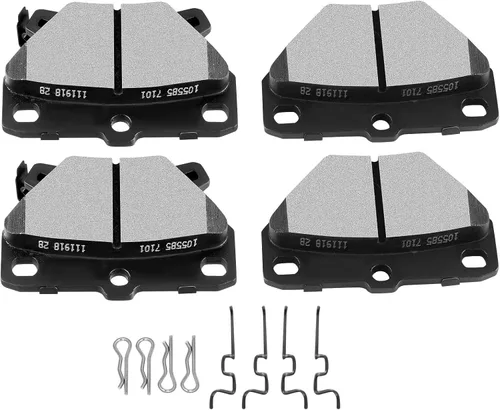 Miniatura 14 de SCITOO Kits de pastillas de freno semimetálicas D757 - Reemplazo trasero para Ford Excursion 2000-2005, F-250 Super Duty 1999-2004, F-350 Super Duty