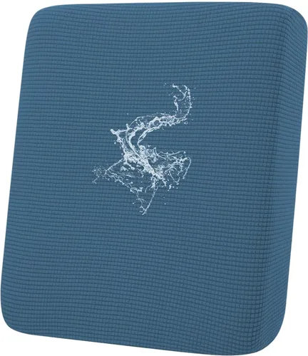 Miniatura 62 de hyha Fundas impermeables para cojines de sofá para mascotas, funda antideslizante para asiento de sofá para perros lavable, tela de jacquard Gris