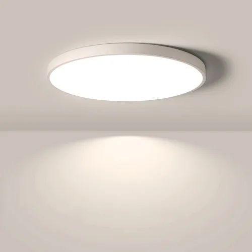 Miniatura 18 de LightingWill - Lámpara de techo LED de 7 pulgadas con montaje empotrado, 4000K blanco natural, 1500LM, 12W, lámpara de techo redonda moderna
