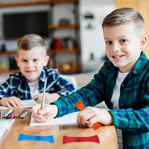 Miniatura 7 de Vanblue Juguete para ansiedad, 10 unidades, malla de mármol, sensorial, para aliviar el estrés, para niños y adultos, TDAH, añadir autismo