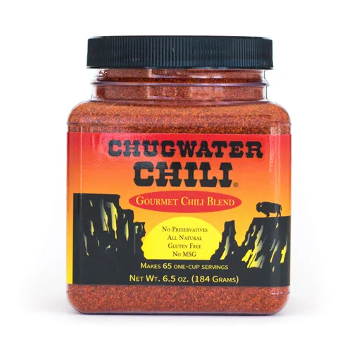 Miniatura 9 de Chugwater Chili Mezcla de condimentos gourmet de chile y condimento para tacos Tina de 16 onzas Receta de chile del Campeonato Estatal