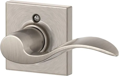 Miniatura 136 de SCHLAGE - Manija de puerta Accent con cerradura de paso libre para pasillo y armario en bronce antiguo - F10 ACC 716 Bronce Envejecido