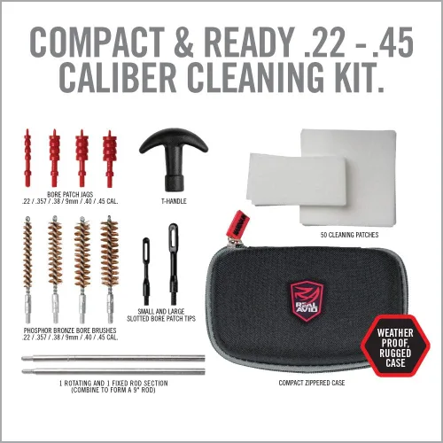 Miniatura 2 de Kit de Limpieza para Pistola Real Avid - Kit de Limpieza de Pistola Todo en Uno de 13 Piezas con Varilla de Limpieza, Cepillos para Ánima, Guías