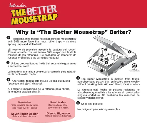 Miniatura 3 de Paquete de 24 trampas para ratones Intruder 16000 Better