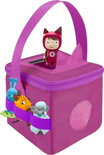 Miniatura 7 de Annmore Bolsa de almacenamiento para caja y figuras Tonies, con funda para orejas Tonies, estuche de transporte para Toniebox y personajes, gris