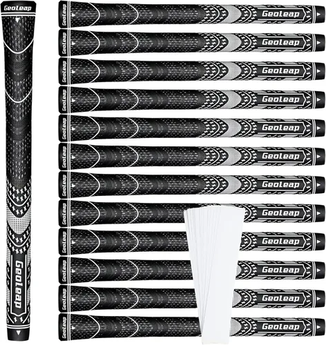 Miniatura 26 de Geoleap Golf Grips Set of 13- Grips with Tapes and Grips with All Repair Kits for Choice,Hybrid Golf Club Grips All Weather Contral, High Feedback &