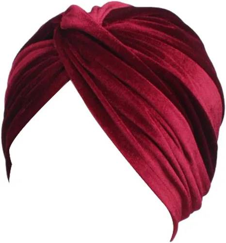 Miniatura 8 de DECOU Sombrero de gorra StrecthTurban con pliegues de color brillante