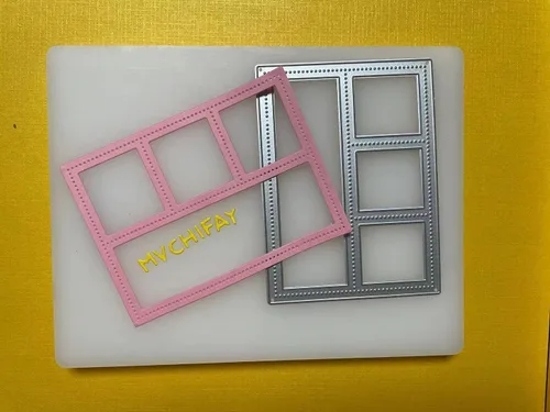 Miniatura 7 de Mvchifay Troqueles de corte de marco de ventana para hacer tarjetas, troquelados de metal, herramienta de álbumes de recortes, plantilla