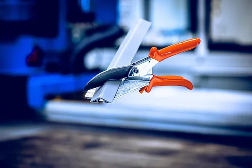 Miniatura 2 de Original LÖWE Tijeras de inglete 3.304/HÜ con transmisión de palanca y topes de 45°, para uso profesional en la industria y la artesanía, aptas