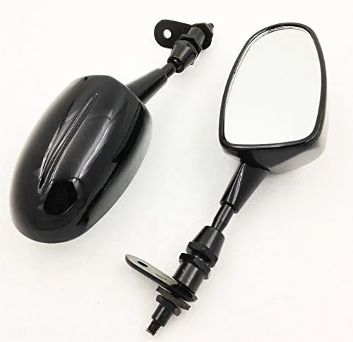 Miniatura 2 de XKH grupo motocicleta Mini Racing espejo para Yamaha YZF R6 YZF R6 2006 2008 YZFR1 R1 2002 2008 negro nuevo