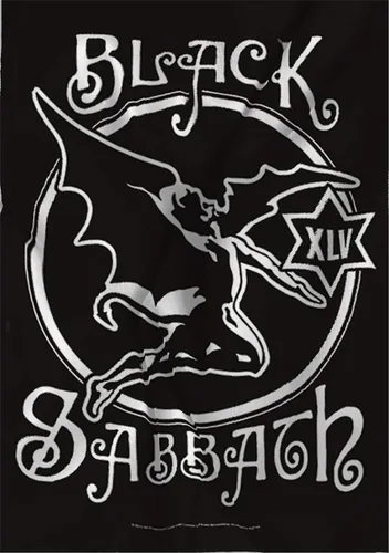 Miniatura 2 de Signs-unique Black Sabbath - Póster grande de tela para el 45 aniversario (43.307 x 29.528 in)