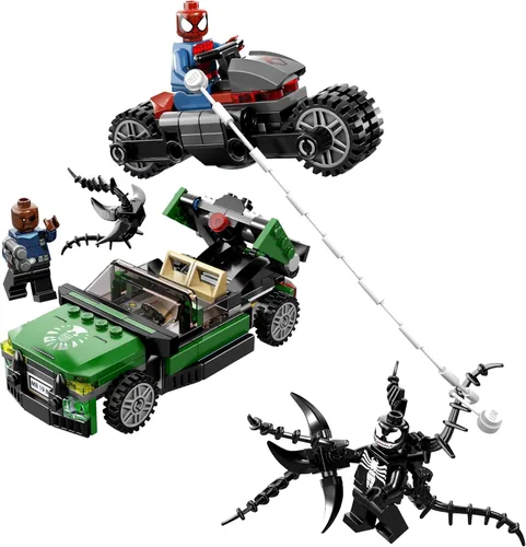 Miniatura 6 de Moto de persecución de Spider 76004, Lego Super Heroes.
