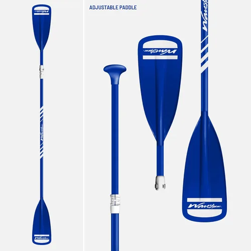 Miniatura 9 de WAVESTORM SUP Kayak híbrido de 9 pies y 6 pies con parte superior suave de espuma para adultos y niños de todos los niveles de kayak de remo, azul