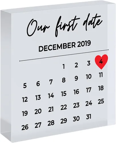 Regalo de Calendario Personalizado - Recuerdo Romántico, Regalos de Boda, Regalo para Él, Regalo de Aniversario, Regalo para Parejas, Regalos para