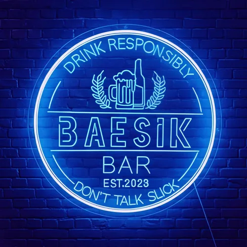 Miniatura 14 de Letrero de barra de neón personalizado para bar en casa, hecho a mano, regulables, personalizables, barras de neón 3D, letrero de luz de cerveza