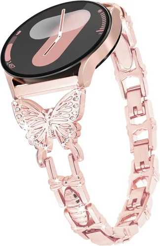 Miniatura 7 de Galaxy Watch 7, 6, 5, 4, correa de 0.78 pulgadas (0.787 in), mariposa para Samsung Galaxy Watch 4, 5, 6, 7, FE de 1.575 pulgadas, 1.732 pulgadas