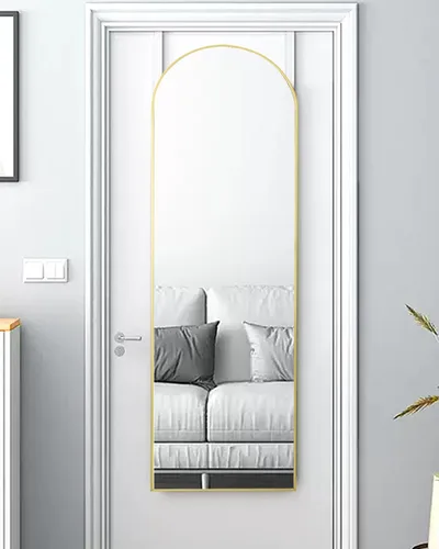 Miniatura 18 de NEARBYSD Espejo de Arco de Puerta - Sobre la Puerta 48x14 Espejo de Cuerpo Entero Para Dormitorio, Sala de Estar o Closet - Negro