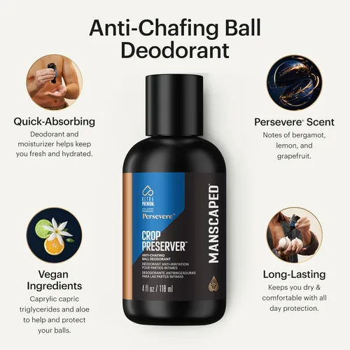 Miniatura 2 de MANSCAPED® The Crop Preserver®, Loción desodorante para la zona íntima masculina, humectante higiénico para el cuidado masculino, protección