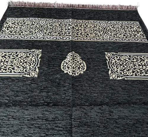 Miniatura 5 de Alfombra de oración musulmana, alfombra de oración turca, alfombra de oración para hombres musulmanes, mujeres, Janamaz con temática de kaaba