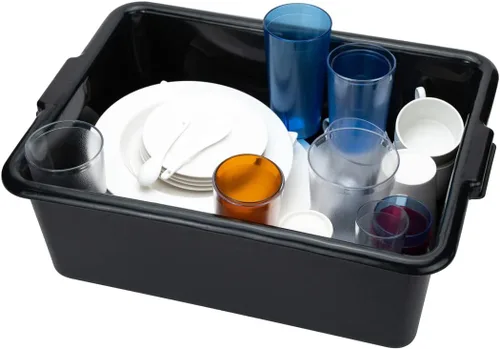 Miniatura 20 de Restaurantware -Solo bañera: RW Clean 21.25 pulgadas x 15.7 pulgadas bañera de autobús, 1 caja de autobús regular - Tapa se vende por separado