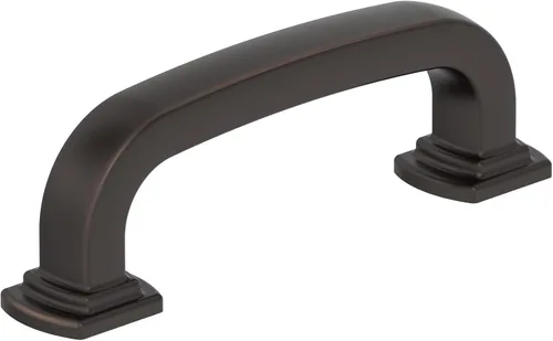 Miniatura 12 de Amerock BP36897FB Tirador de gabinete negro mate Herrajes de gabinete de 3 pulgadas (76 mm) de centro a centro Surpass Herrajes para muebles