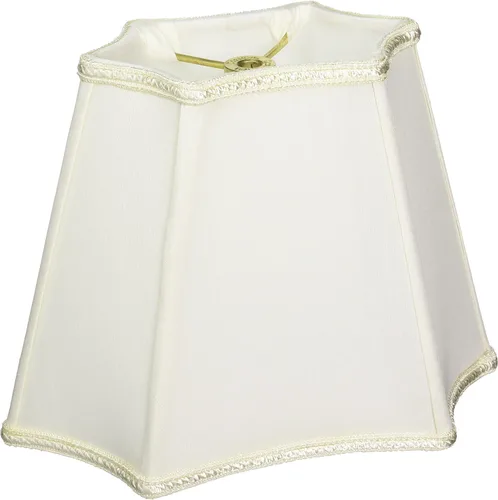 Miniatura 11 de Royal Designs - Pantalla rectangular curvada de esquina invertida, color beige, (8 x 5) x (14 x 9) x 10 pulgadas