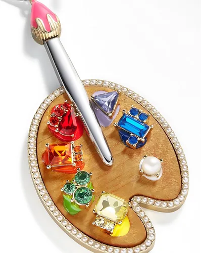 Miniatura 2 de Adornos de artista de Navidad, decoraciones de árbol de Navidad, paleta de dibujo de artista, regalos de recuerdo colgantes para hermanas, mamá