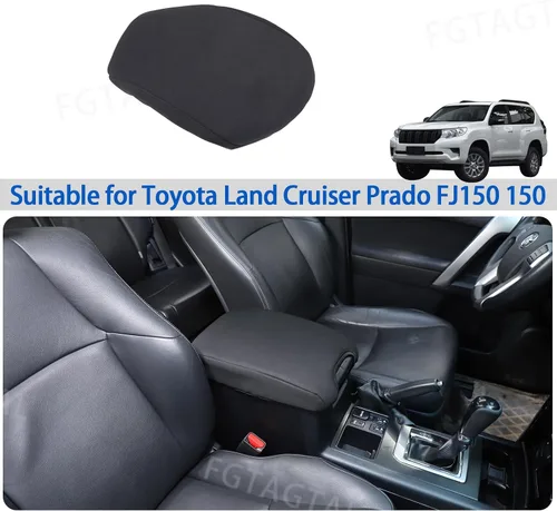 Miniatura 7 de Funda para reposabrazos de consola central para Toyot@Land Cruiser Prado FJ150 150 2010-2023, funda de cojín de tela para reposabrazos de consola