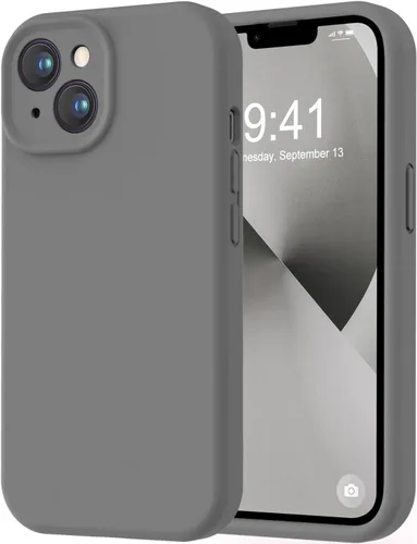 Miniatura 235 de LOVE 3000 Compatible con Funda para iPhone 15, [Cámara de Cobertura Completa de Silicona Suave] [Protección contra Caídas de 8 pies], Forro de Negro